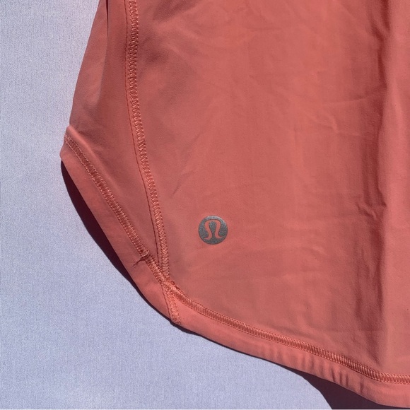 Lululemon Sculpt Tank II Light Lava Style W1NAWS Peach Mesh Tank Top Size 2 - Picture 2 of 11